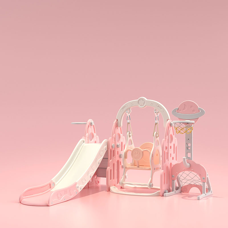 Plastic Swing And Slide Playset 浙江梦乐玩具有限公司